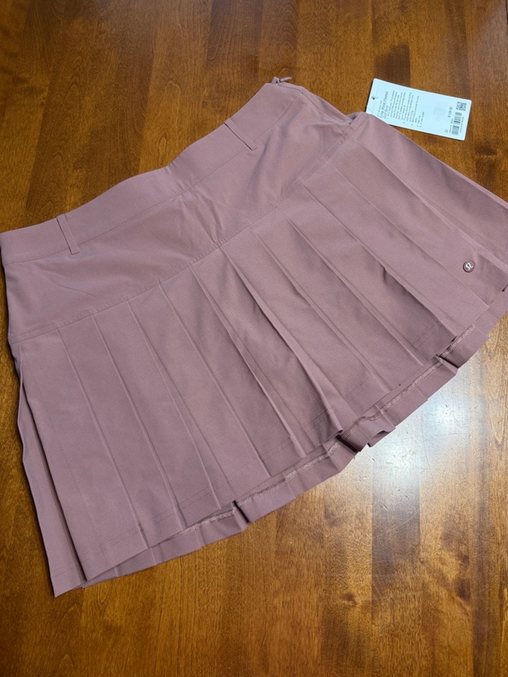 Lululemon Athletic Drop Waist Pleated Golf Skirt in Dusty Rose